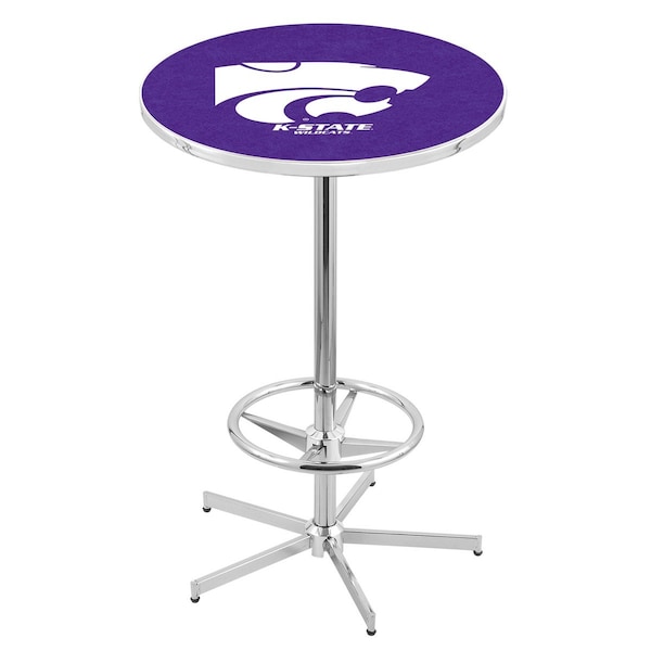 42" Chrome Kansas State Pub Table